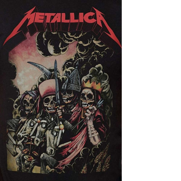 Metallica The Four Horsemen rock Official T-Shirt 2XL XXL NWT - Picture 2 of 2